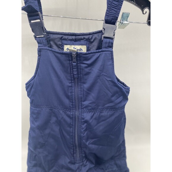 Osh Kosh Snow Pants Bibs Size 8 Blue Ski Snowboard Winter Warm Winter Kids READ - Picture 3 of 9